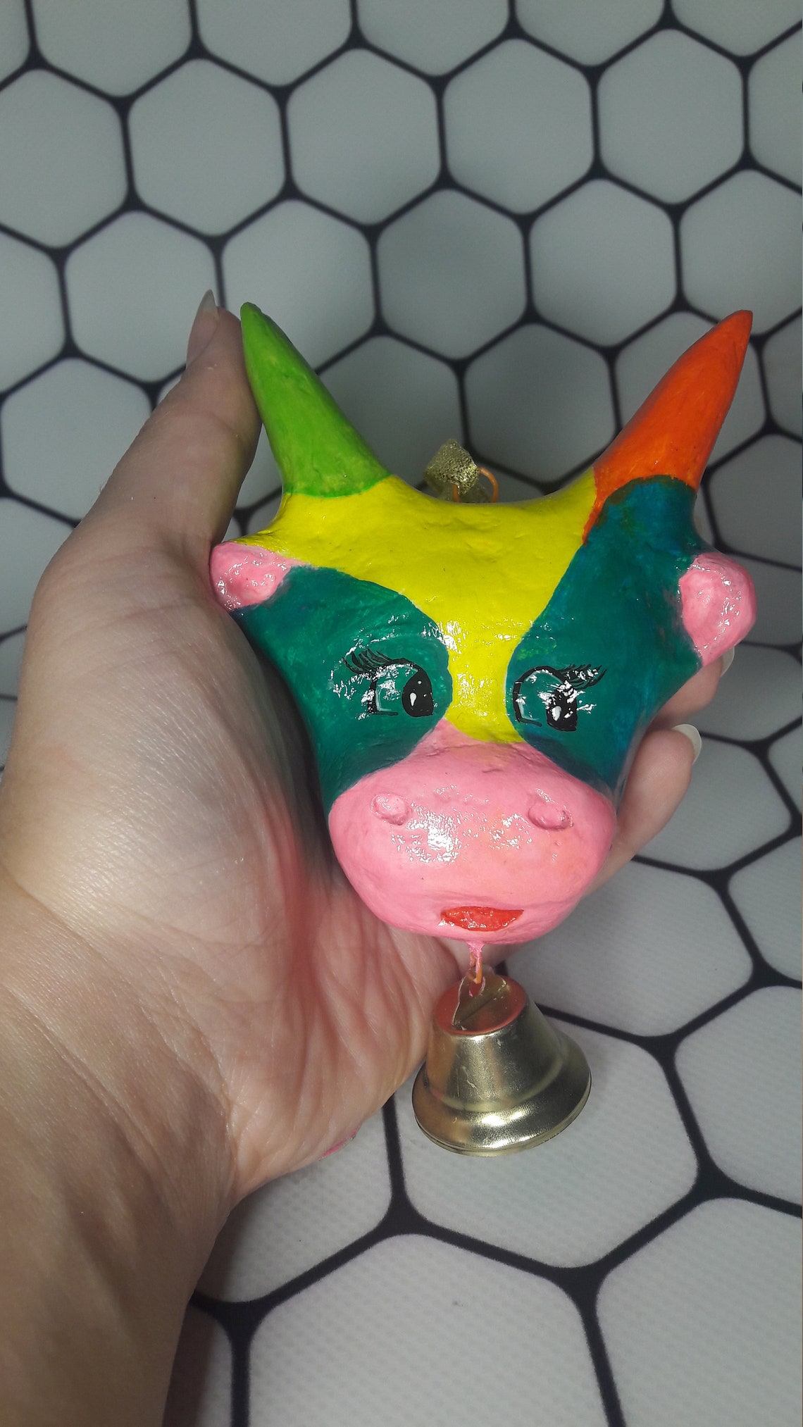 Decor bull decoration bull bull paper mache head bull Etsy