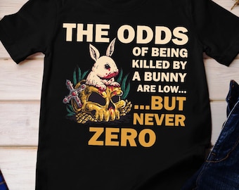 Funny Bunny Skull T-Shirt: Rabbit Lover Gift