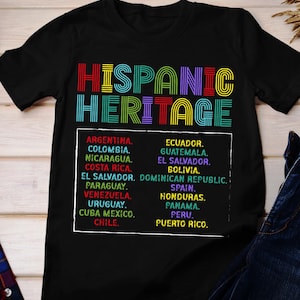 Celebrate Hispanic Heritage Shirt, Hispanic Flags, Hispanic Gifts, Hispanic Cultures, Mexican Shirt,Latino Pride,Hispanic Heritage Month