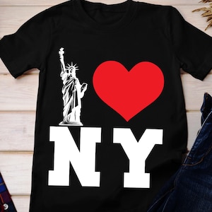 I Love NY T-Shirt: Statue of Liberty, NYC Trip Souvenir