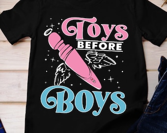 Toys Before-shirt voor jongens, lhbt-shirt met humor