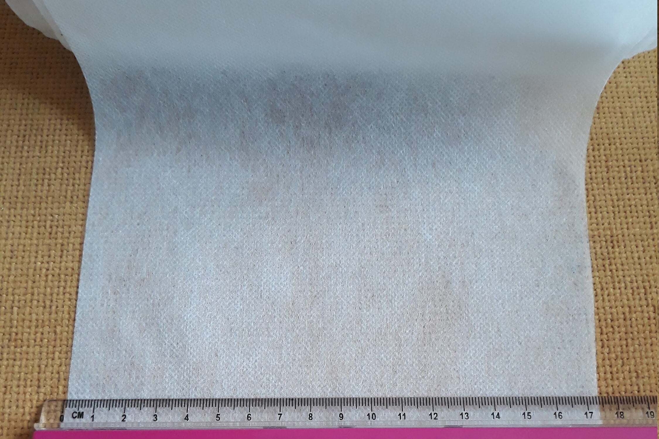 Nonwoven Fabric Base for Needlework or Embroidery, First Auxiliary