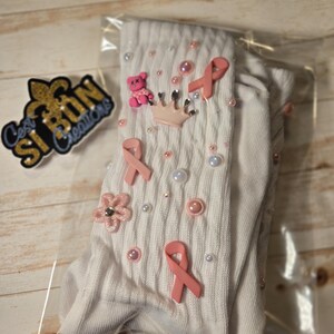 Breast Cancer Awareness Socks — 12 Pairs With Cupcake Gift Packaging | Pink Ribbon Socks For Women, Fundraiser Gifts