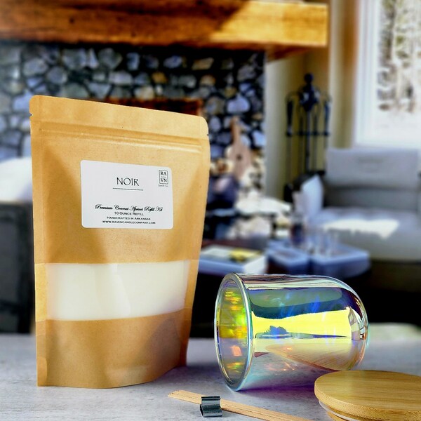 Wood Wick Candle Etsy