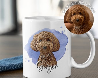 Custom Pet Mug, Dog Lover Coffee Mug, Custom Dog Mug, Dog Mom Mug, Dog Dad Mug, Dog Face Mug, Personalized Pet Mug, Custom Mug, Photo Mug