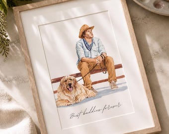 Custom Watercolor Portrait, Family Portrait, Custom Portrait From Photo, Portraits From Photos, Personalized Gifts, Mother's Day Gift,