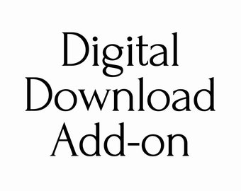 ADD ON - Digital download