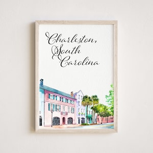 Pintura de acuarela de ubicación personalizada a partir de una foto, retrato de paisaje personalizado, cómo nos conocimos, acuarela de lugar favorito personalizado, retrato de ciudad