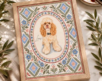 Mini Custom Watercolor Pet Portrait,Dog Portraits from Photos,Dog Portraits From Photos,Pet Painting