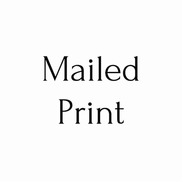 Mailed Print Add-On