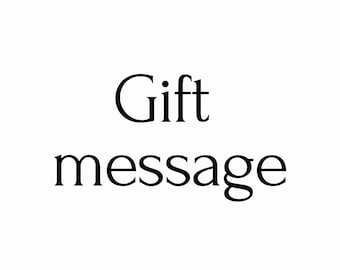 Add a Gift Message