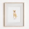 Mini Custom Watercolor Pet Portrait, Dog Portraits from Photos,Dog Portraits From Photos, Pet Painting,  Custom Tiny Paintings, Miniature