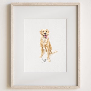 Mini retrato personalizado de mascotas en acuarela, retratos de perros a partir de fotos, retratos de perros a partir de fotos, pintura de mascotas, pinturas pequeñas personalizadas, miniatura