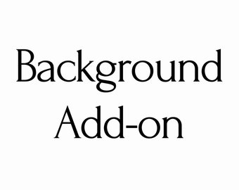 Custom Watercolor Background ADD-ON
