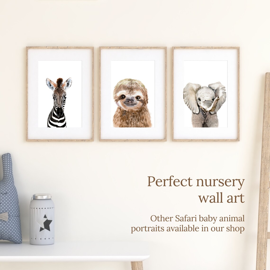 Baby Elephant Printable Painting Nursery Wall Art Decor Baby - Etsy