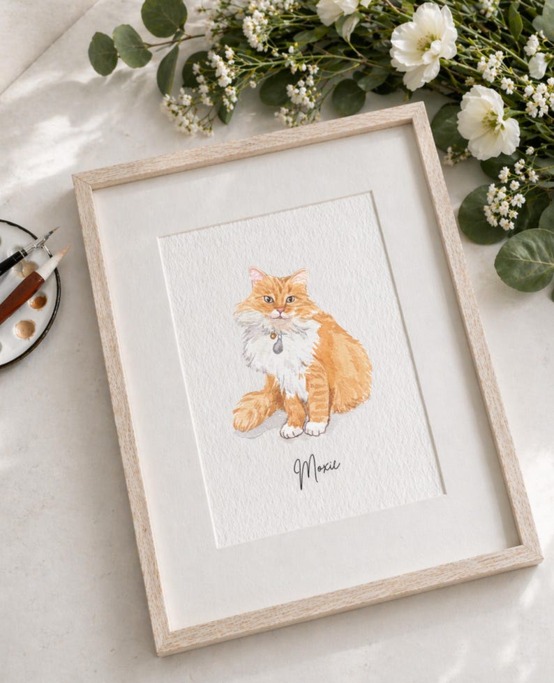 Watercolor Pet Portrait