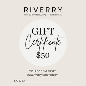 E-GIFT CERTIFICATE 50 USD