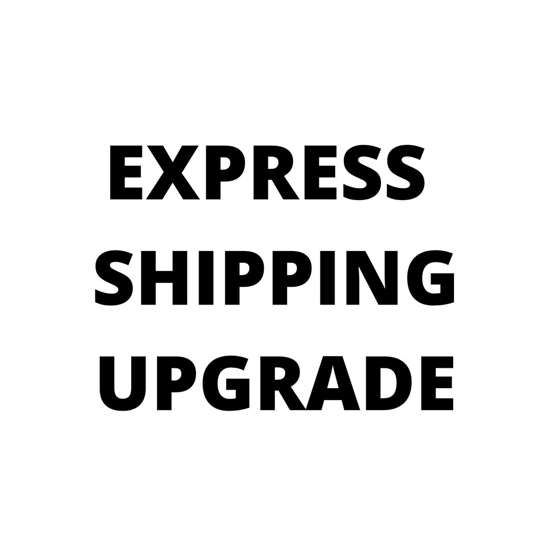 Express US Shipping Upgrade arrives in 12 Business Days Etsy