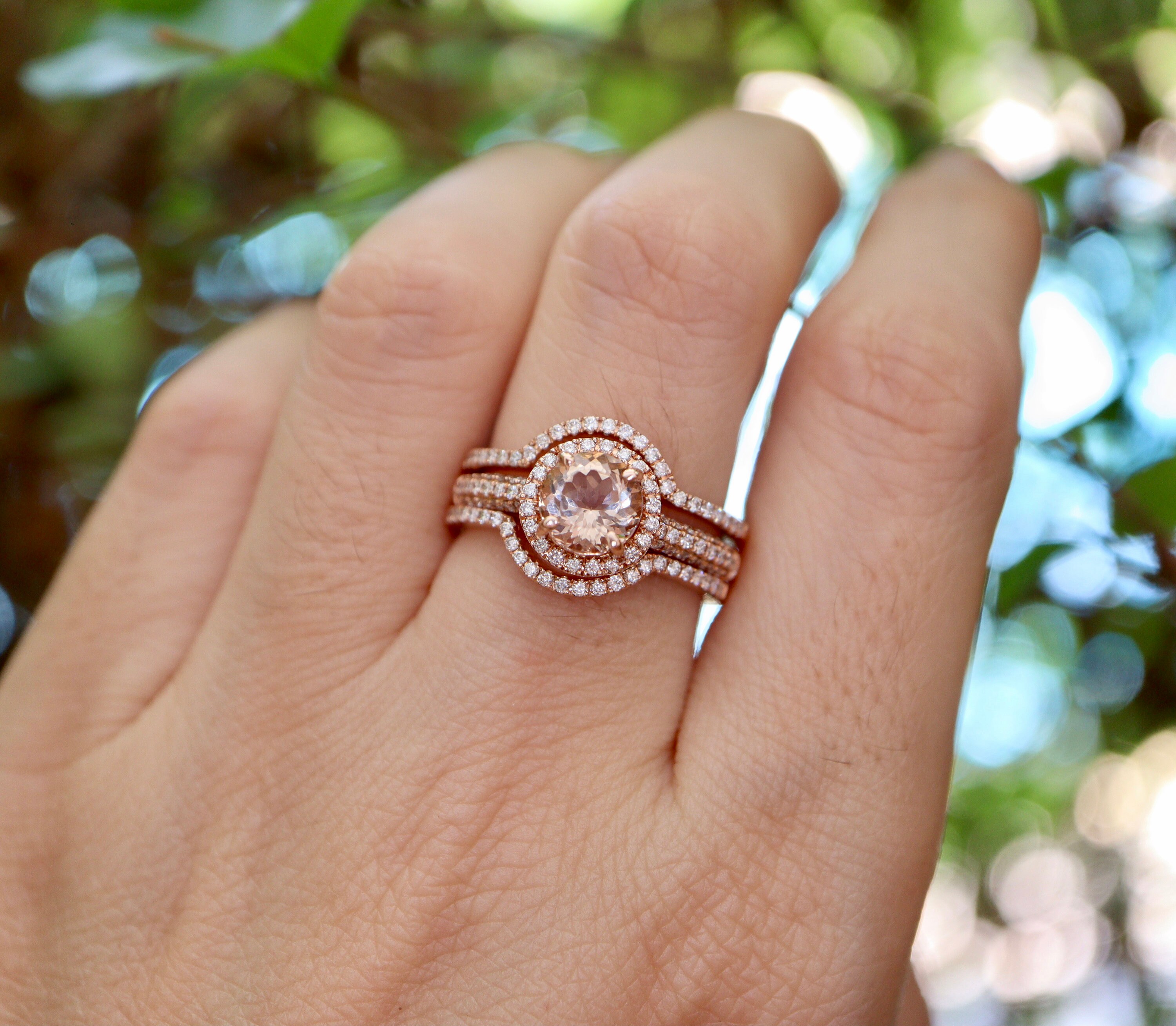 Semi Circle Genuine Diamond Wedding Band for Round Ring Semi Circle Genuine Diamond Wedding Band for Round Ring