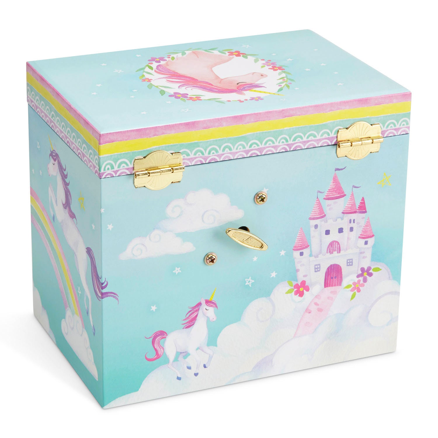 Large Unicorn Musical Jewelry Box for Girls Jewelry Set Etsy