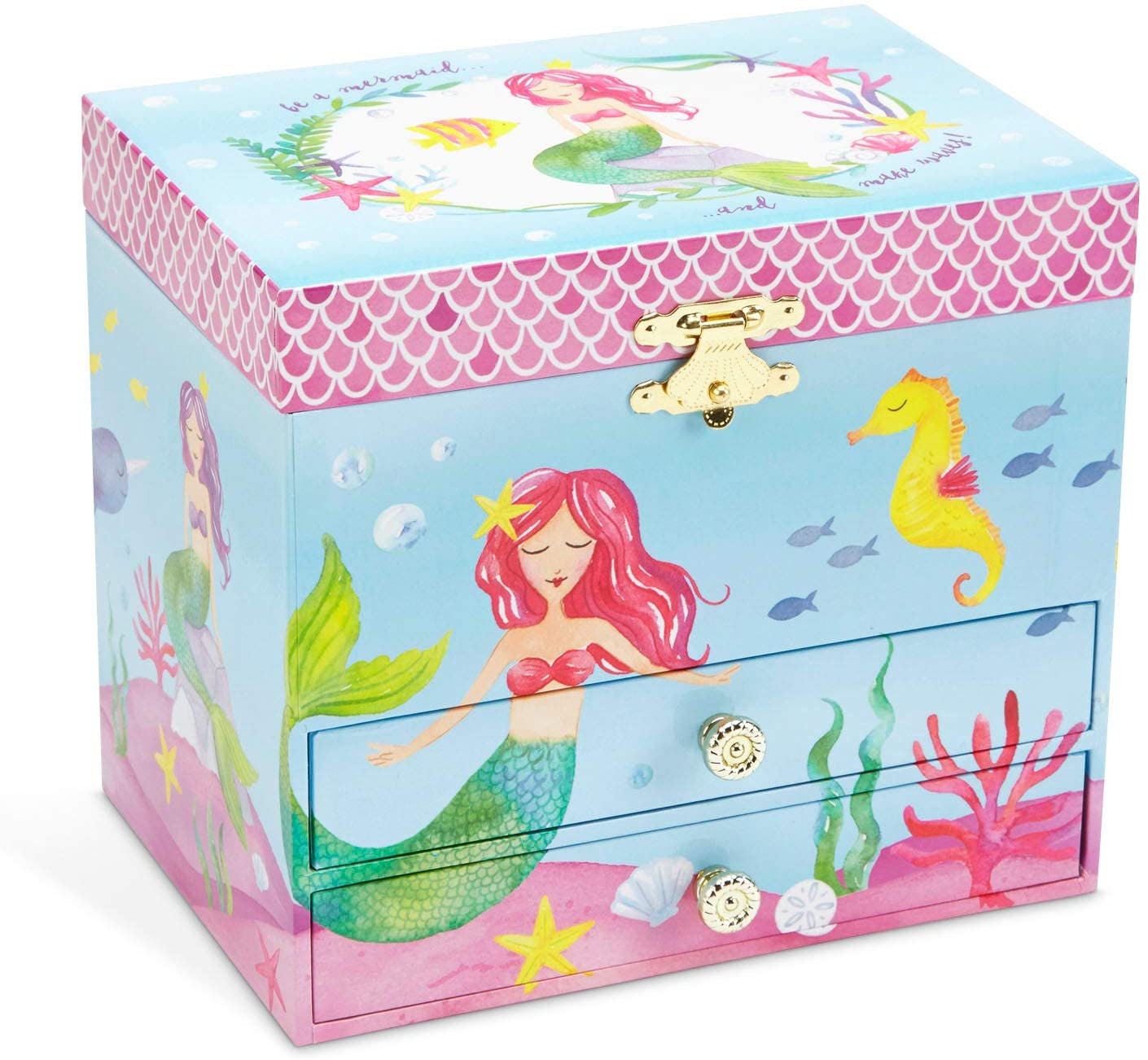 Mermaid Musical Jewelry Box for a Girl Mermaid Jewelry Set Etsy