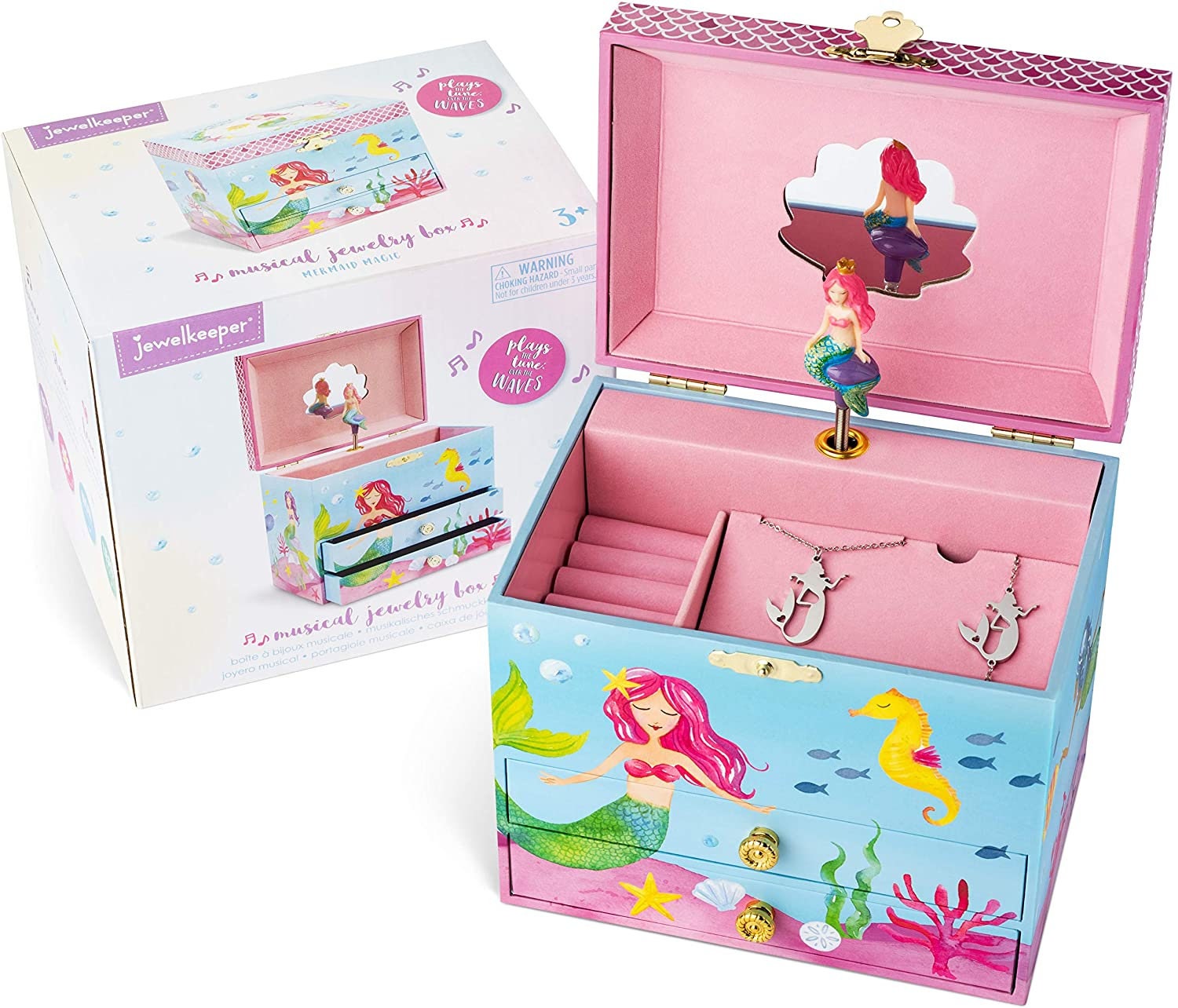 Mermaid Musical Jewelry Box for a Girl Mermaid Jewelry Set Etsy