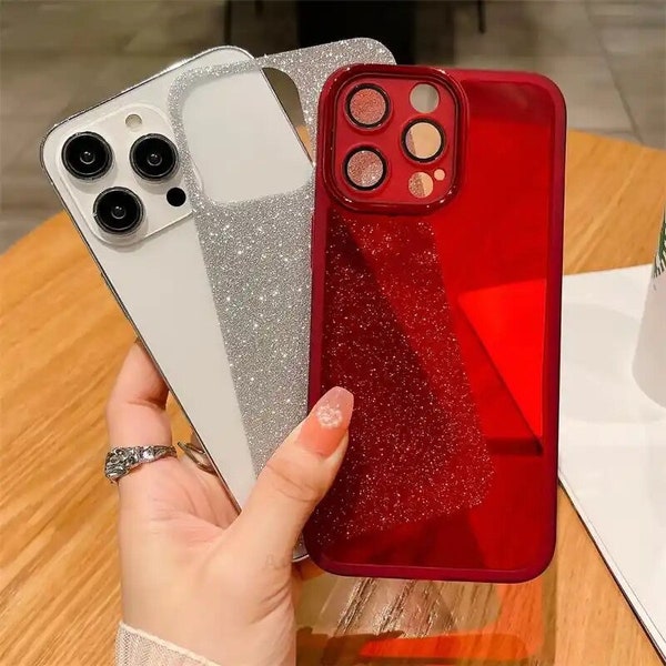 Retro Winter Warm Wine Red Solid Color Transparent Phone Case For iPhone 14 13 12 Mini 11 Pro Max SE 2020 iPhone X Xs XR 7 8 Plus TPU Cover