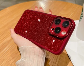 Coque de téléphone transparente de couleur unie rouge vin chaud d'hiver rétro pour iPhone 14 13 12 Mini 11 Pro Max SE 2020 iPhone X Xs XR 7 8 Plus housse en TPU