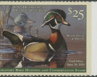 Lone Duck Rubber Stamp Wood Mounted  SUT D1681BIR