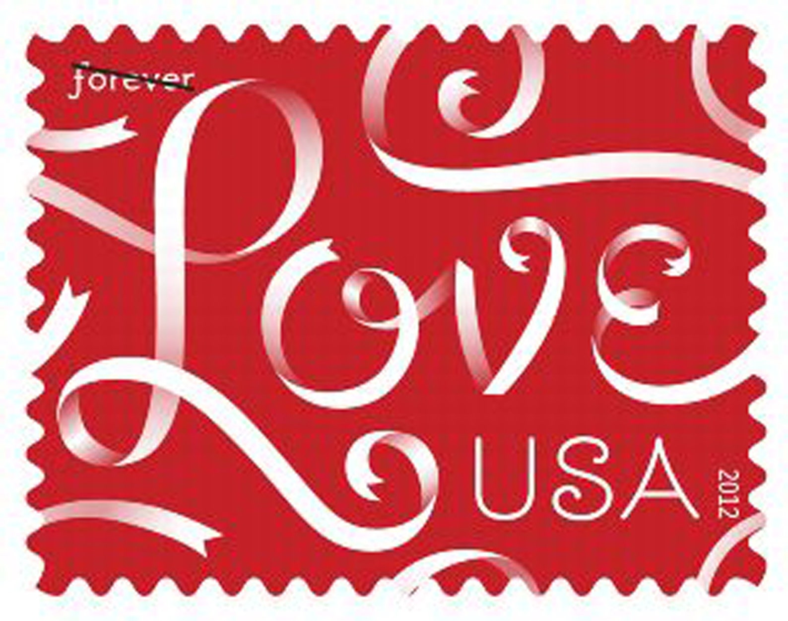 Love Ribbons Full Sheet of 20 Forever Stamps Scott 4626 Etsy