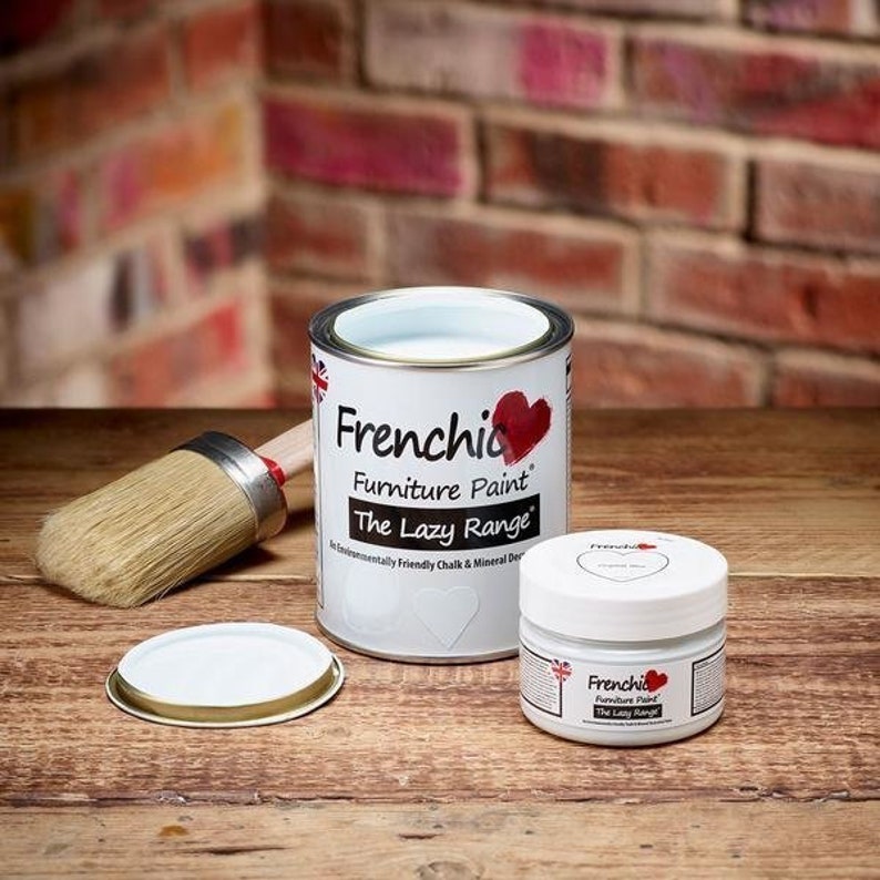 Frenchic Lazy Range Chalk Paint Crystal Blue 750ml Etsy UK