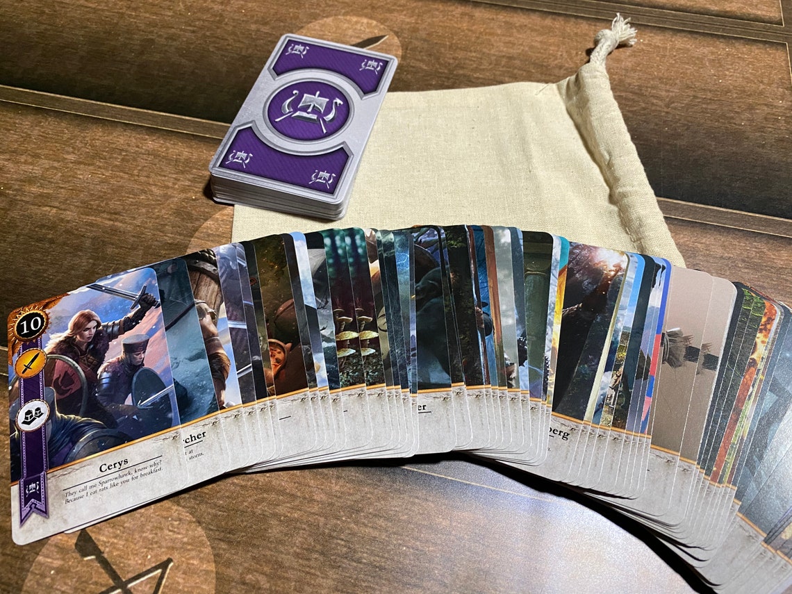 Gwent Cards Skellige Complete Deck Etsy