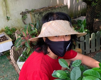 Krayon.Asia Natural Boater Panama Hat Handmade From Pandan Leaves Eco Friendly Zero Waste