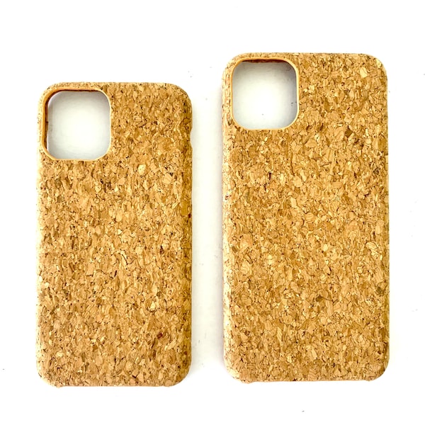 iPhone 11, 11 Pro 11, Pro Max Cork Phone Case Handmade Eco-Friendly & Sustainable