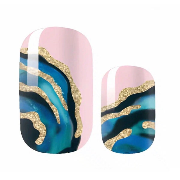 Marble Nail Wrap | Winter Nails | Autumn Nails | Overlay Nail | Nail Polish Stickers | Nail Transfers | Nail Art | Nail Art Supplies