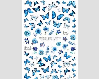 Colourful Butterfly Nail Art | Summer Nails | Easy Application | Nail Art Supplies | Nail Art Tools | DIY Nails | Nail Art Kit | Nail Decals