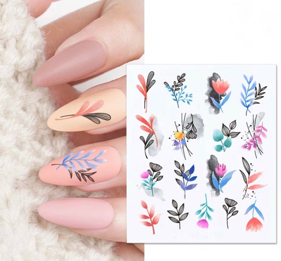 Stitch Nail Decal Nail Water Decals Nail Art Nail Stickers Nails