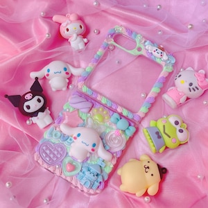 Samsung z flip phone case, Custom decoden phone case,Personalized Phone Case,Whipped Cream Effect case, z flip 7