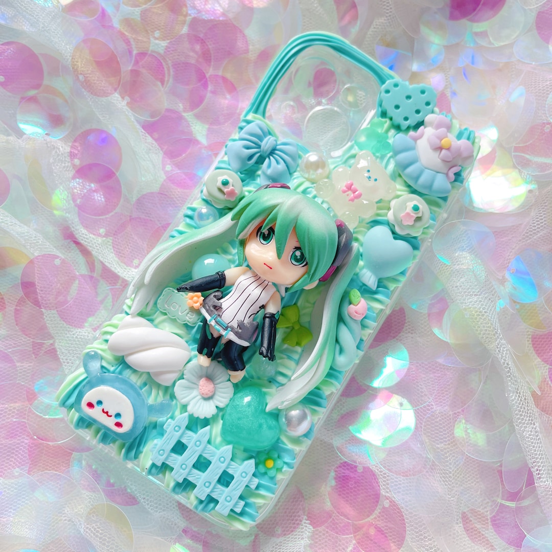 Hatsune Miku Phone Case/ Custom Decoden Phone Case / Pop Mart / Custom