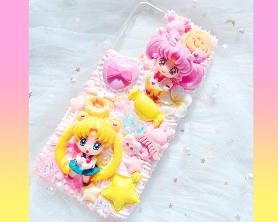 Pop Mart phone case,Kawaii 2024 Huawei Phone Case,Cute Phone Case Whipped Cream Effect case,decoden phone case,Can be made for any type of phone