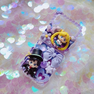 z flip 6 phone case，Anime phone case, Decoden phone case / pop mart / custom gift/custom phone case
