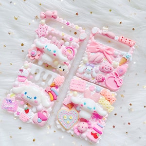 Samsung z flip phone case, Custom decoden phone case,Personalized Phone Case,Whipped Cream Effect case, z flip 6