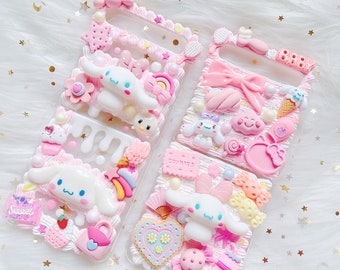 Samsung z flip phone case, Custom decoden phone case,Personalized Phone Case,Whipped Cream Effect case, z flip 6