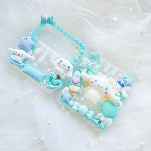 Samsung z flip phone case, Custom decoden phone case,Personalized Phone Case,Whipped Cream Effect case, z flip 6