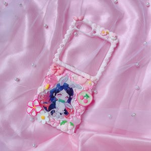 Anime themed phone case, Samsung z flip phone case, Custom decoden phone case,Personalized Phone Case,for all device