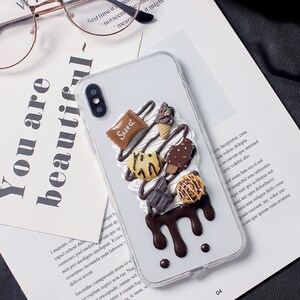 Decoden phone case, Whipped Cream Effect case case,custom phone case,for iphone 6/7/8,Xr,X/Xs,11/11pro,HuaWei ,XiaoMi ,Samsung ,MOTO,HTC,LG