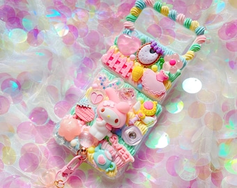Z flip 5 phone case, Custom decoden phone case,Personalized Phone Case,Whipped Cream Effect case,for all device