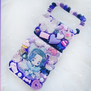 Samsung z flip phone case, Custom decoden phone case,Personalized Phone Case,Whipped Cream Effect case, z flip 6