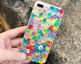 Decoden telefoonhoesje, hoesje met slagroomeffect, gepersonaliseerd telefoonhoesje, voor iPhone 6/7/8, XR, X/XS, 11/11 Pro, Huawei, Xiaomi, Samsung, Moto, HTC, LG