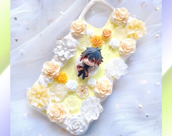 Lovely phone case,Kawaii Huawei Phone Case,Cute Phone Case Whipped Cream Effect case,decoden phone case,Can be made for any type of phone